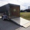 7×12 Enclosed Charcoal Trailer with Silver ATP 3500lb Axle Storage - Image 13