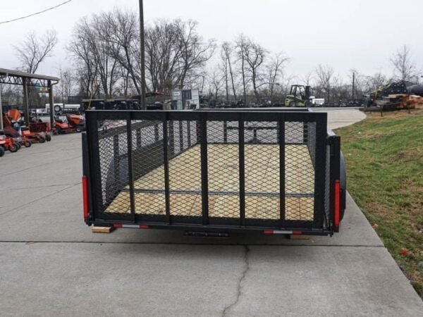 6.4×14 Dovetail Utility Trailer with 2ft Mesh Sides (2) 3500lb Axle - Image 5