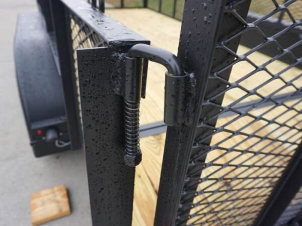 6.4×14 Dovetail Utility Trailer with 2ft Mesh Sides (2) 3500lb Axle - Image 15