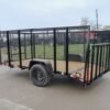 6.4×12 Dovetail Utility Trailer with 4ft Mesh Sides 3,500lb Axle - Image 4