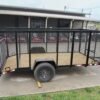 6.4×12 Dovetail Utility Trailer with 4ft Mesh Sides 3,500lb Axle - Image 6