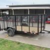 6.4×12 Dovetail Utility Trailer with 4ft Mesh Sides 3,500lb Axle - Image 7