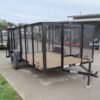 6.4×12 Dovetail Utility Trailer with 4ft Mesh Sides 3,500lb Axle - Image 8