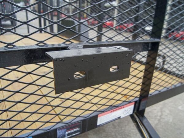6.4×12 Dovetail Utility Trailer with 4ft Mesh Sides 3,500lb Axle - Image 10