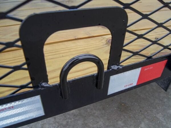 6.4×12 Dovetail Utility Trailer with 4ft Mesh Sides 3,500lb Axle - Image 12