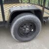 6.4×12 Dovetail Utility Trailer with 4ft Mesh Sides 3,500lb Axle - Image 13