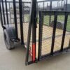 6.4×12 Dovetail Utility Trailer with 4ft Mesh Sides 3,500lb Axle - Image 14