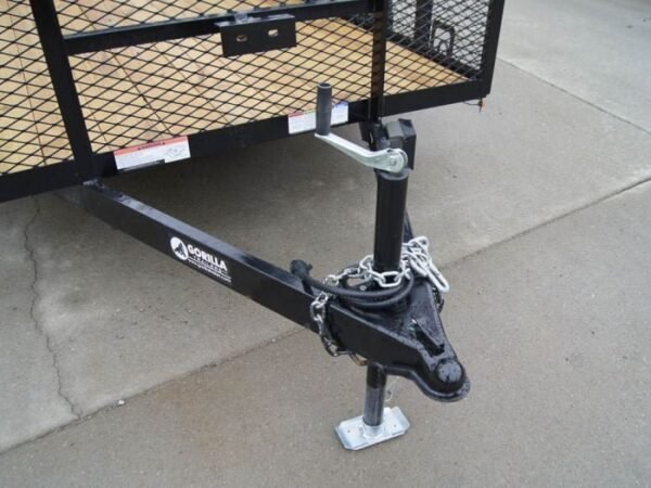 6.4×12 Dovetail Utility Trailer with 4ft Mesh Sides (2) 3,500lb Axles - Image 10