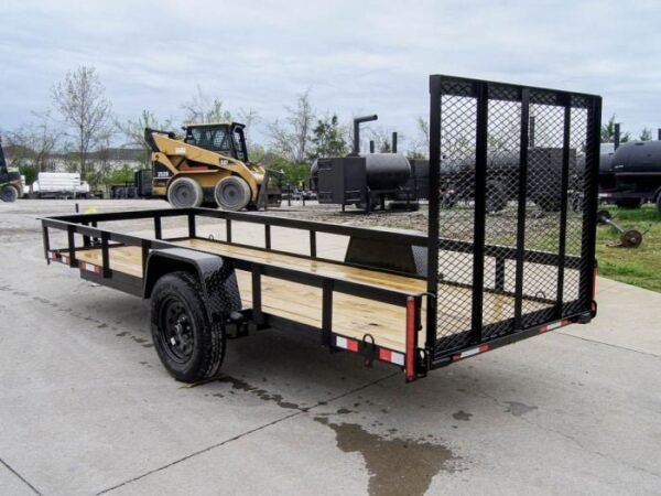 5×14 Straight Deck Utility Trailer Tall Gate 3,500lb Axle - Image 4