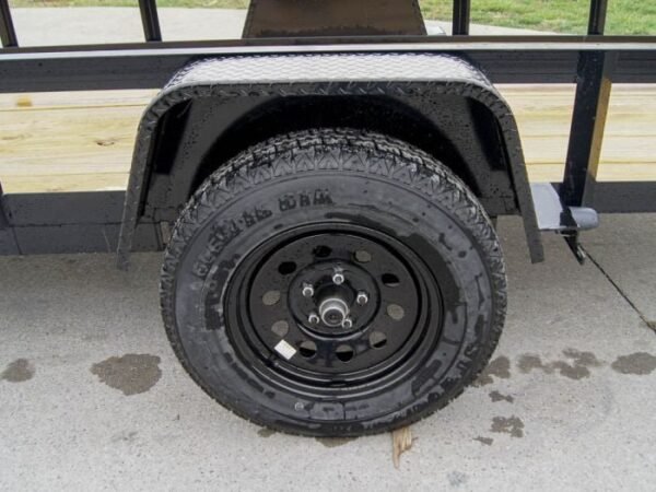 5×14 Straight Deck Utility Trailer Tall Gate 3,500lb Axle - Image 12