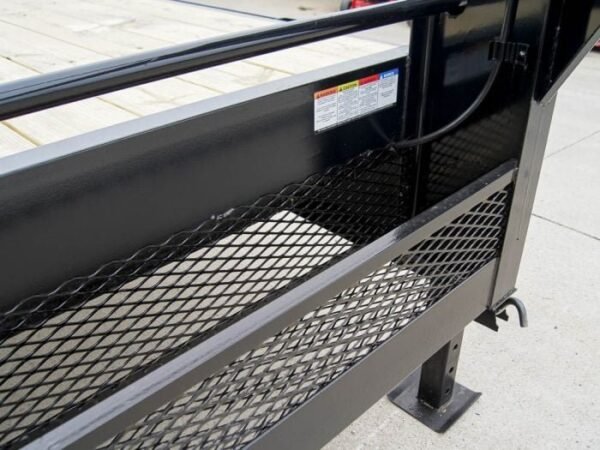 8.5×25 IBeam Gooseneck Straight Deckover Trailer (2) 7K Axles Slide Ramps - Image 9