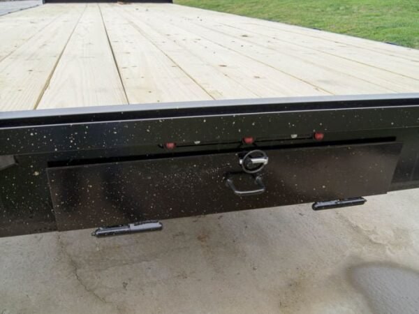 8.5×25 IBeam Gooseneck Straight Deckover Trailer (2) 7K Axles Slide Ramps - Image 13