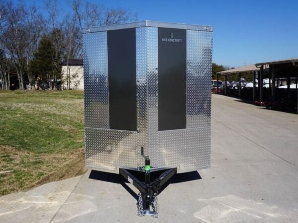 Enclosed Trailer 6’x12′ Charcoal- V-Nose 3,500 lb. Axle Storage - Image 3