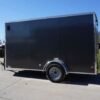 Enclosed Trailer 6’x12′ Charcoal- V-Nose 3,500 lb. Axle Storage - Image 5