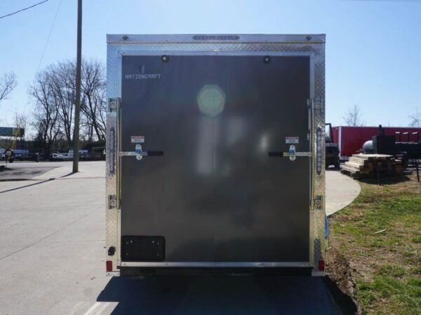 Enclosed Trailer 6’x12′ Charcoal- V-Nose 3,500 lb. Axle Storage - Image 7