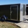 Enclosed Trailer 6’x12′ Charcoal- V-Nose 3,500 lb. Axle Storage - Image 10