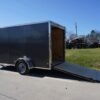 Enclosed Trailer 6’x12′ Charcoal- V-Nose 3,500 lb. Axle Storage - Image 18