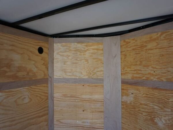 Enclosed Trailer 6’x12′ Charcoal- V-Nose 3,500 lb. Axle Storage - Image 24