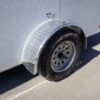 Enclosed Trailer 6’x12′ White V-Nose 3,500 lb. Axle Polycore Side Storage - Image 10