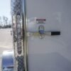 Enclosed Trailer 6’x12′ White V-Nose 3,500 lb. Axle Polycore Side Storage - Image 11