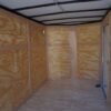 Enclosed Trailer 6’x12′ White V-Nose 3,500 lb. Axle Polycore Side Storage - Image 14