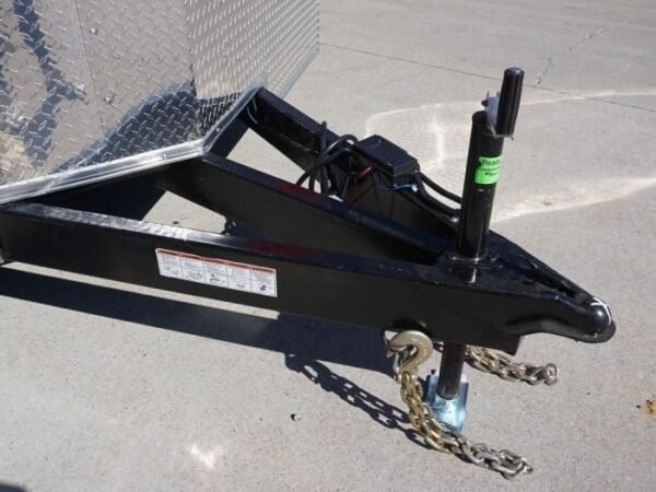 8.5×24 Red Enclosed Trailer (2) 5200lb Axles 7.5 Interior Height Storage - Image 13