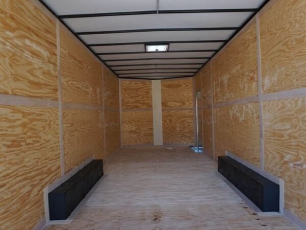 8.5×24 Red Enclosed Trailer (2) 5200lb Axles 7.5 Interior Height Storage - Image 18