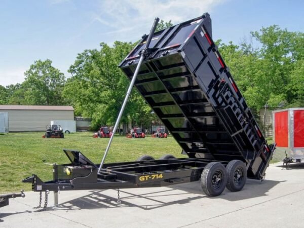 7×14 Telescopic Dump Trailer with 3ft Sides (2) 7K Axles - Image 15