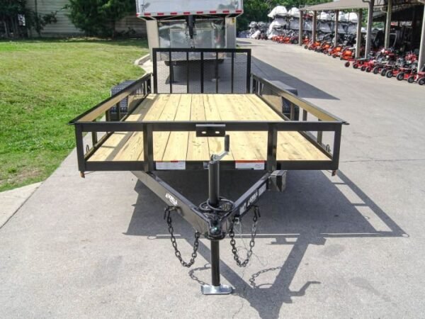 6.4×18 Dovetail Utility Trailer (2) 3,500lb Axles - Image 2