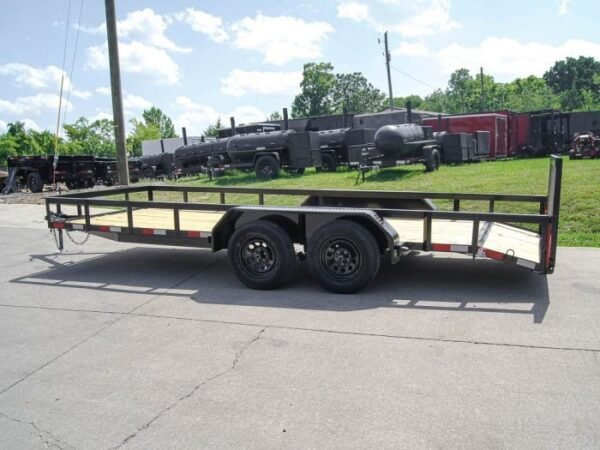6.4×18 Dovetail Utility Trailer (2) 3,500lb Axles - Image 4