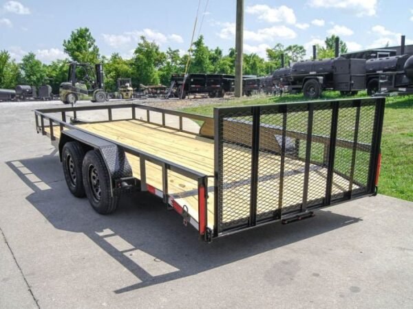 6.4×18 Dovetail Utility Trailer (2) 3,500lb Axles - Image 5