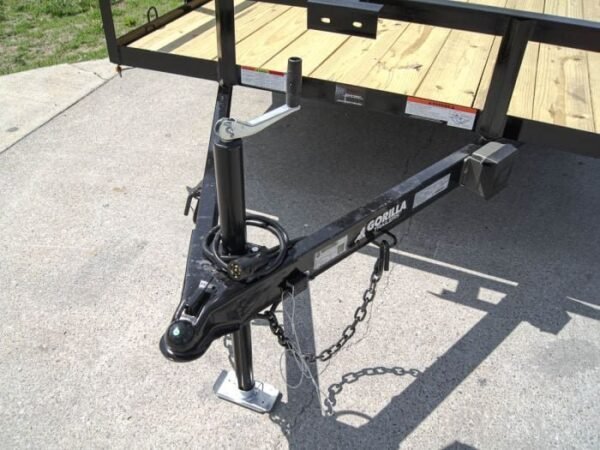 6.4×18 Dovetail Utility Trailer (2) 3,500lb Axles - Image 8