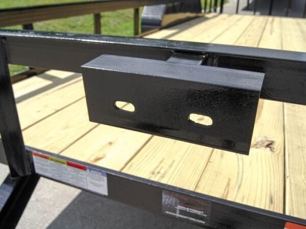 6.4×18 Dovetail Utility Trailer (2) 3,500lb Axles - Image 9