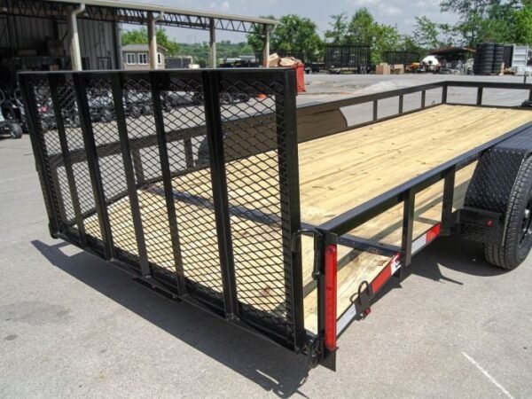 6.4×18 Dovetail Utility Trailer (2) 3,500lb Axles - Image 12