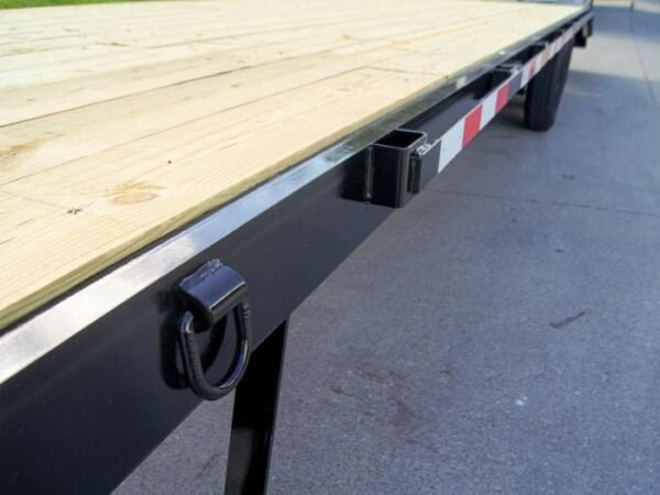 8.5×30 IBeam Gooseneck Deckover Trailer (2) 7K Axles King Kong Ramps - Image 10