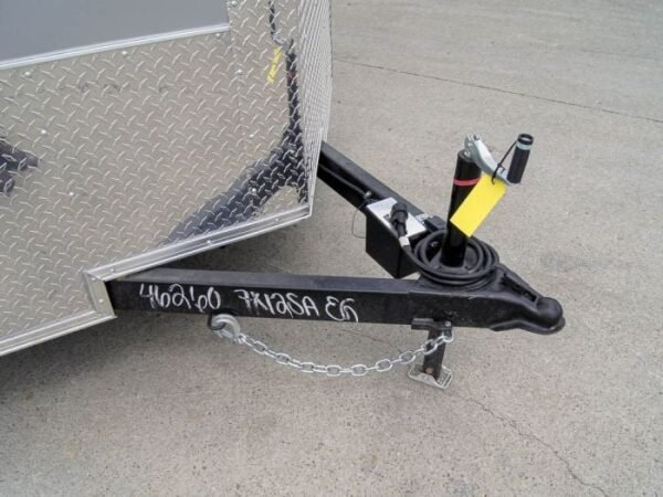 7×12 Silver Frost V-Nose Enclosed Trailer 3,500lb Axles - Image 10