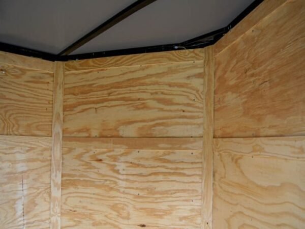7×12 Silver Frost V-Nose Enclosed Trailer 3,500lb Axles - Image 14