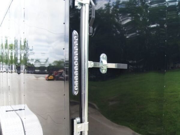7×16 Black V-Nose Enclosed Storage Trailer (2) 3,500lb Axles - Image 12