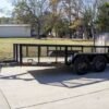6.4×14 Straight Deck Utility Trailer 2ft Mesh Sides (2) 3500lb Axles - Image 4