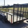 6.4×14 Straight Deck Utility Trailer 2ft Mesh Sides (2) 3500lb Axles - Image 6