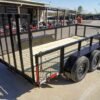 6.4×14 Straight Deck Utility Trailer 2ft Mesh Sides (2) 3500lb Axles - Image 7