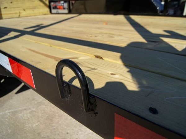 6.4×12 Straight Deck Utility Trailer 6ft Ladder Racks (2) 3500lb Axles - Image 12
