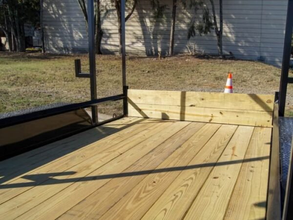 6.4×12 Straight Deck Utility Trailer 6ft Ladder Racks (2) 3500lb Axles - Image 13
