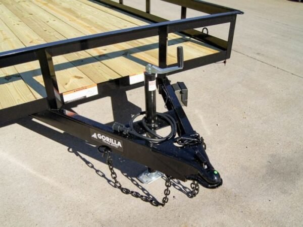 7×20 Heavy Duty Straight Deck Utility Trailer (2) 5,200lb Axles with Brakes - Image 12