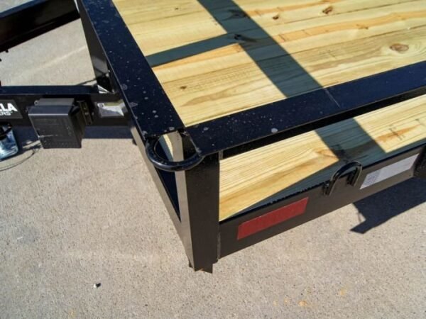 7×20 Heavy Duty Straight Deck Utility Trailer (2) 5,200lb Axles with Brakes - Image 13