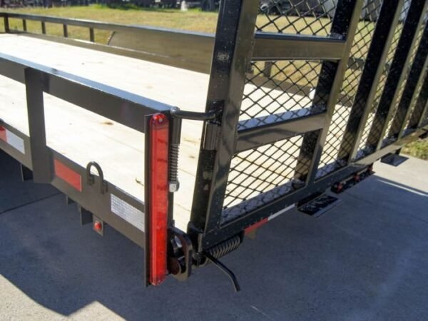 7×20 Heavy Duty Straight Deck Utility Trailer (2) 5,200lb Axles with Brakes - Image 16