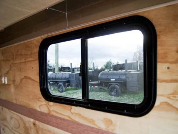 7×14 Black V-Nose Enclosed Trailer Blkout Pkg (2) 3,500lb Axles Elec Pkg - Image 13