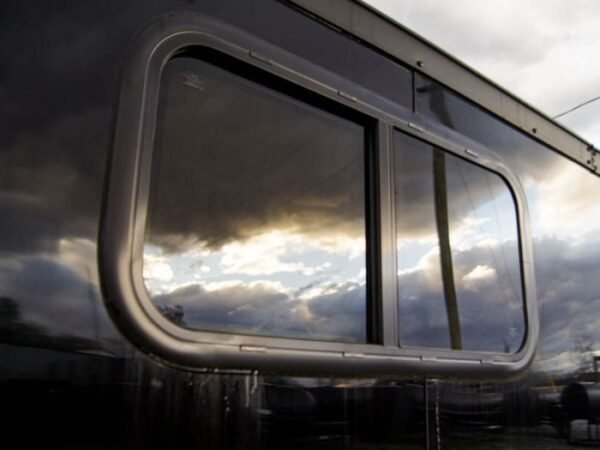 7×14 Black V-Nose Enclosed Trailer Blkout Pkg (2) 3,500lb Axles Elec Pkg - Image 21