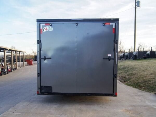8.5×28 V-Nose Enclosed Trailer Black Out Package (2) 5,200lb Axles - Image 5