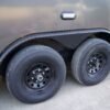 8.5×28 V-Nose Enclosed Trailer Black Out Package (2) 5,200lb Axles - Image 10